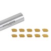 Accusize Industrial Tools Gtn-2 Tin Coated Carbide Grooving Parting Inserts,