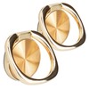 [2 Pack] Rounded CD Texture Cell Phone Ring Holder Stand,