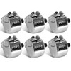 Hitopin 6 Pieces Mechanical Hand Counter, Hand Counter, Finger Counter,