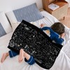 Science Formulas Chalkboard Math Physics Equation Blanket Flannel Throw Lightweight