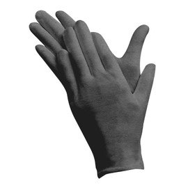 KKLM Cotton Gloves, Black, Set of 12, White, Men's, White Gloves, Women's Hand Roughness, Eczema, Moisturizing, Dry Skin, Work, Dress-Up (12 Pairs, XL Size)