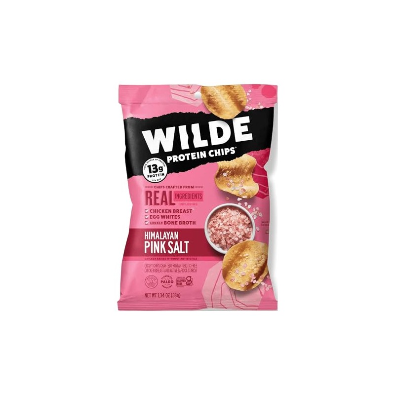 WILDE Protein Chips Himalayan Pink Salt 1.34oz