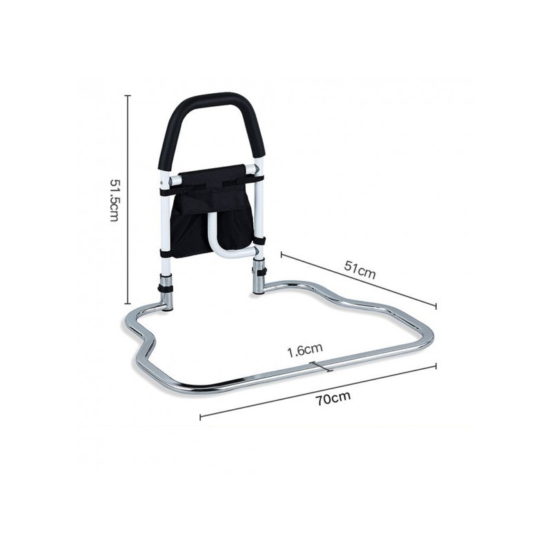 Raising auxiliary handle for bed E-2
