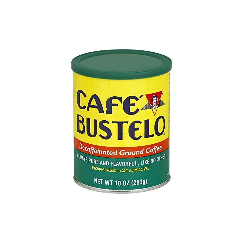 Bustelo Decaffeinated Ground Coffee Can, 10 oz Packaging May Vary