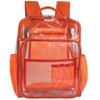KUI WAN Clear Backpacks for School Large Clear Bookbag with