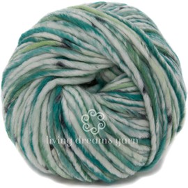 BAE by Living Dreams Yarn. Cuddly, Strong & Super Soft for Next to Skin Winter Knits. 100% Extrafine Merino Bulky Roving Yarn, Spring Fling