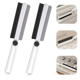 2pcs Crevice Cleaning Brushes for Household Use, Hard Bristle Crevice Cleaning Brush, Gap Cleaning Tool for Tight Spaces (Pearl white)