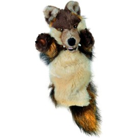 The Puppet Company Wolf Hand Puppet Soft Plush Toy 15 Inches Long