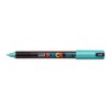 Posca Acrylic Paint Marker, PC-1MR Ultra Fine tip, Metallic Green