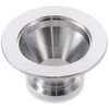 AllGIFT Reducing Pipe Silver Durable ISO-KF Flange Tapered Pipeline KF50