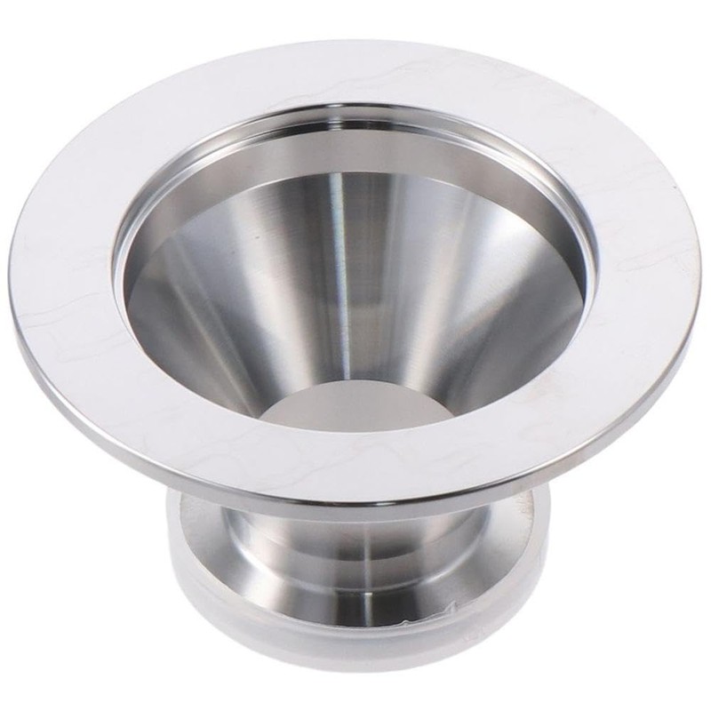 AllGIFT Reducing Pipe Silver Durable ISO-KF Flange Tapered Pipeline KF50