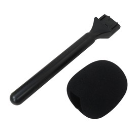 Wireless Interview Microphone Handheld Mount Adapter for DJI Mic Stand, Holder for DJI Mic 1/2 / Rode Wireless GO II, for Hollyland Lark M1 /C1 / 150 / Synco G1/A2 / Movo and More