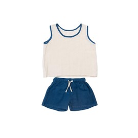 Child's Tank top pants set | Age 2-3 years 2T-3T Unisex Free-size | Super soft 100% cotton
