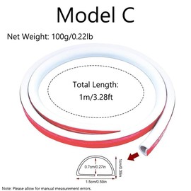 Halbrunde Kabelabdeckung, Selbstklebender Kabelkanal zum Verstecken von Kabeln, 15x10mm Flexible Kabelabdeckung für Kabel an Wand und Boden, 1m/3.28ft