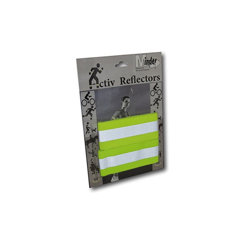 Twin Pack Minder Activ Reflector Hi-Vis High Visibility Reflective Road