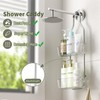 APLOP 2-Tier Shower Caddy Hanging,Rustproof Stainless Steel,Bathroom Storage Organiser,No Drill