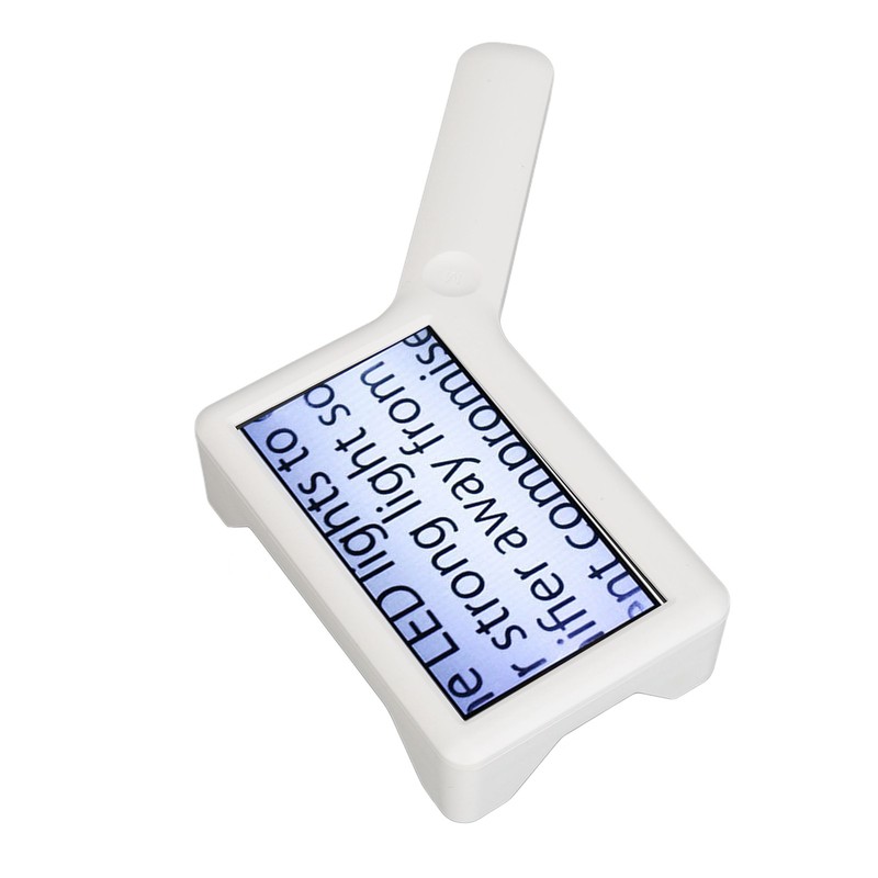 Handheld Reading Magnifier 3/5/10X 1MP 6 Light Chips USB Rechargeable