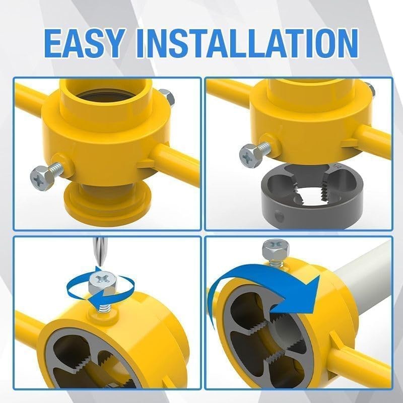 CENPEK 6PCS Tap Wrench Nesting Thread Making Tool Pipe Thread