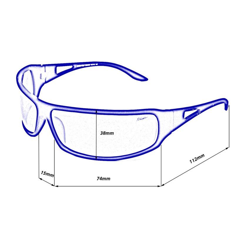 Xtreme Plus Men's Polarized Sunglasses for Fishing, Sports etc. Blue