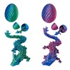 2 Pack 3D Printed Dragon Easter Egg with Dragon Inside,