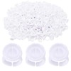 Miuffue Glue Rings 100 pcs Smart Glue Holder for Eyelash