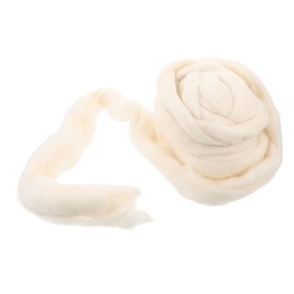 VILLFUL Natural Roving Wool Fiber for Needle Felting Soft Felting Wool for DIY Crafts Versatile Use Weaving Doll Making and More for Beginners and Experienced