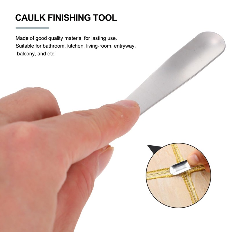 jojofuny 5pcs Tile Caulk Finishing Tool Set Grout Removal Tools