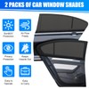 Car Window Shades for Baby 2 Pack, Stretchable & Breathable