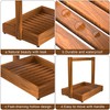 promitop Teak Organizer for Bathroom Kitchen - Use as Shower
