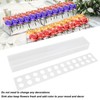 Acrylic Flower Vase Rectangular Long Clear Floral Centerpiece Votive Box