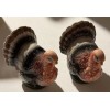 Ron Gordon Designs~Turkey Gobbler Ceramic Salt & Pepper Shakers~ NIB