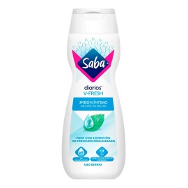 Jabón íntimo líquido Saba diarios V-Fresh 200mL