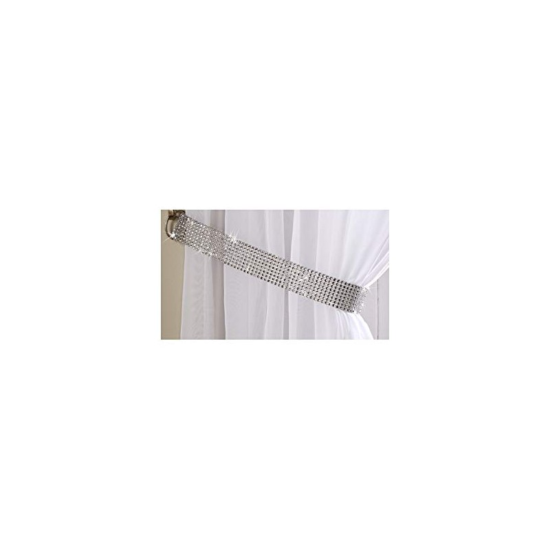 Alan Symonds Glitter Diamante Embrace Curtain Tie Back, Curtain Hold.