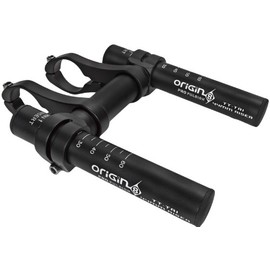 Origin8 Mini Clip-On Tri Bars, 25.4-31.8