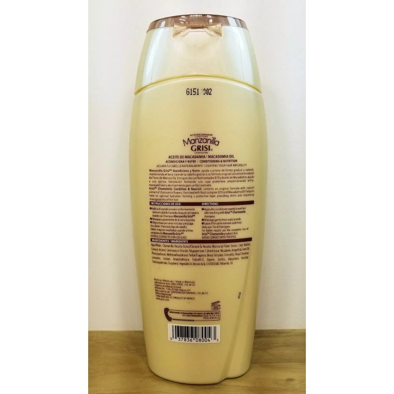 Grisi Chamomile Shampoo & Conditioner Champu y acondicionador de Manzanilla