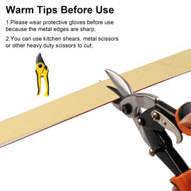 Copgge 16FT Gold Wall Trim Molding Stainless Steel Trim Molding Self Adhesive Metal Strips Peel and Stick Mirror Trim Metalized Mirror-Like Finish for Wall Decor Mirror Frame Tile Edge Trim