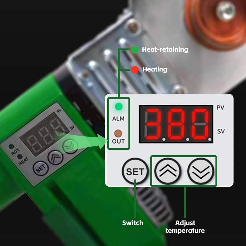 Plastic Water Pipe Welder for PP, PP-R, PE, PP-C -
