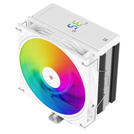 Thermalright Assassin X 120R Digital ARGB White CPU Cooler,Digital Screen Top Cover, TL-P12W-S PWM Quiet Fan CPU Air Cooler, Computer Heatsink Cooling, for AM4/AM5,Intel LGA1851/1700/115X/1200