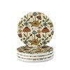 Vibiliyou Boho Drink Absorbent Retro Funky Mushroom Coasters,4pcs Boho Fun