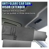 DUSCOKE Car Sun Visor Sunshade Extender, Adjustable Car Window UV