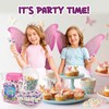 50 Butterfly Candy Bracelets, Novelty Pastel Candy Bracelets with Butterfly