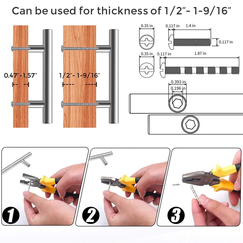 Ravinte 20 Pack 5 inch Kitchen Cabinet Handles Cabinet Pulls