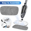 Mxnsewr Microfiber Steam Mop Pads X2 MX-C021 Steam Mops, Durable,