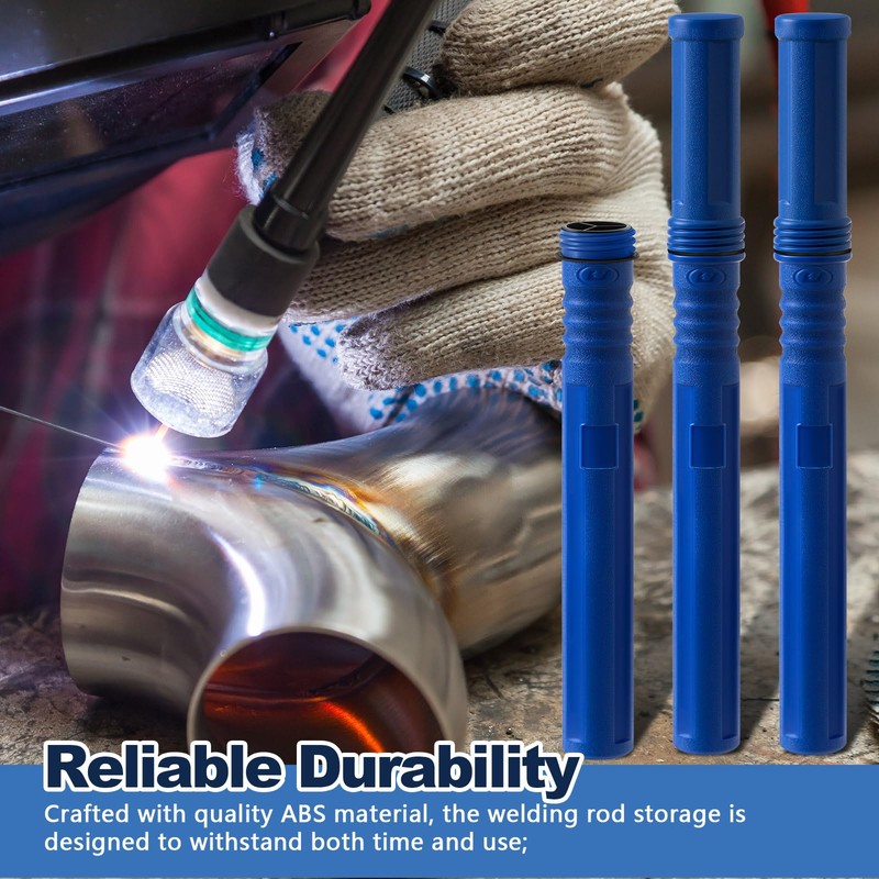 Tandefio 4 Pcs Welding Rod Storage Tube 40 Inch Tig