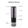 AKIRAKOKI Electric Burr Coffee Grinder with Multi Grind Settings, Portable