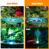 AISITIN 3.5W Solar Fountain with Lights & 1500mAh Battery Backup