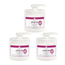 Master Massage Spamaster Unscented 16 Oz Massage Cream, 1count (48 Oz, White)