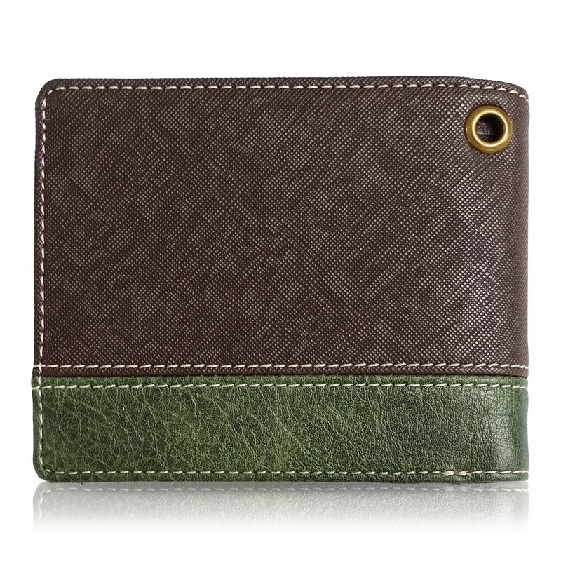 Edwin Bi-Fold Wallet, Synthetic Leather, Coin Storage, Card Storage, Embossing,