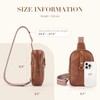 Missnie Small Shoulder Sling bag for Women PU Leather Bag