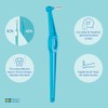 TePe Interdental Brush Angle, Yellow, 0.7mm/ISO 4, 20pcs, Plaque Remover,
